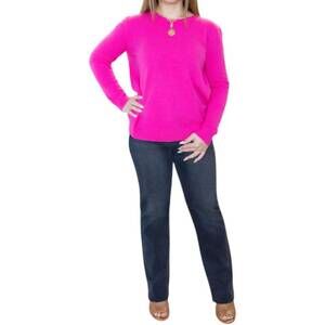 NEW YOLLY helen lightweight soft sweater in hot pink